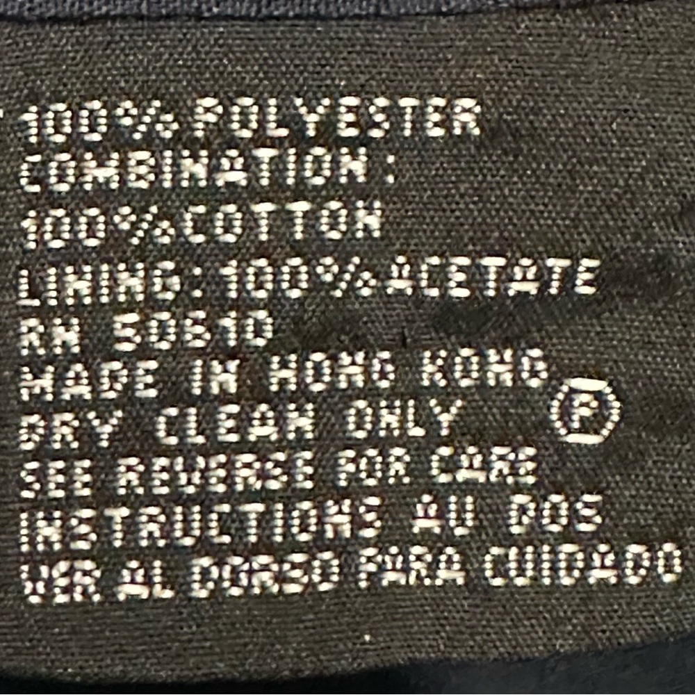 Vintage Albert Nipon Suits Dark Navy Blue Blazer/… - image 2